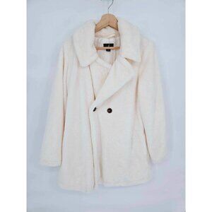 Jason Wu cream teddy coat size small